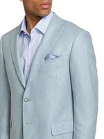 COLLECTION Speckled Silk & Wool-Blend Two-Button Sport Coat