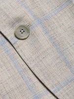 COLLECTION Windowpane Wool & Silk-Blend Two-Button Sport Coat