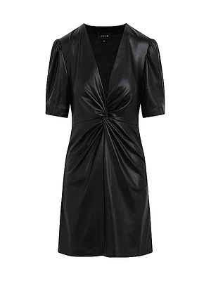 The Millie Faux Leather Dress