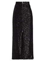 Rhea Sequined Maxi Skirt
