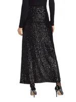 Rhea Sequined Maxi Skirt