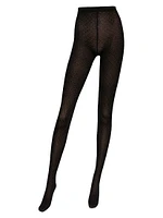 Geometric Jacquard Tights
