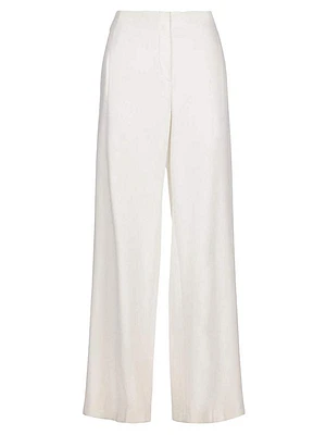 Preston Crepe Wide-Leg Pants
