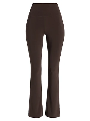 High-Waisted Boot-Cut Pants