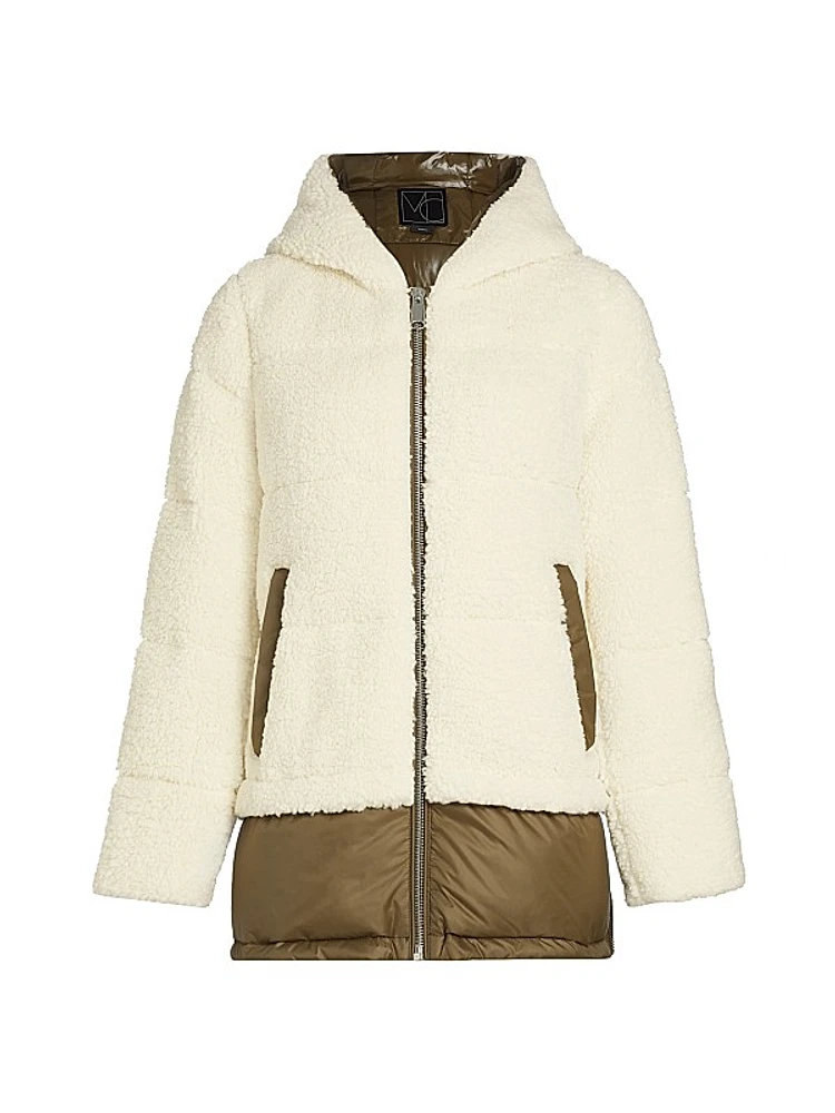 Milan Sherpa & Nylon Coat