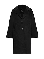Kelly Long Wool Cocoon Coat