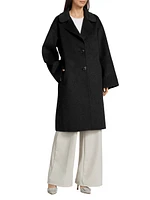Kelly Long Wool Cocoon Coat