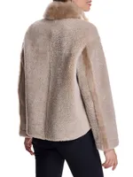 Boxy Shearling Jacket