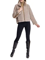 Boxy Shearling Jacket