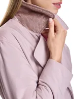 Belted Nylon Coat
