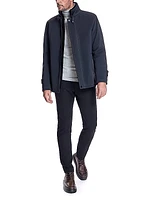 Nylon Shearling-Lined Jacket