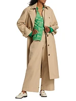 2-In-1 Cotton Double-Layered Trench Coat