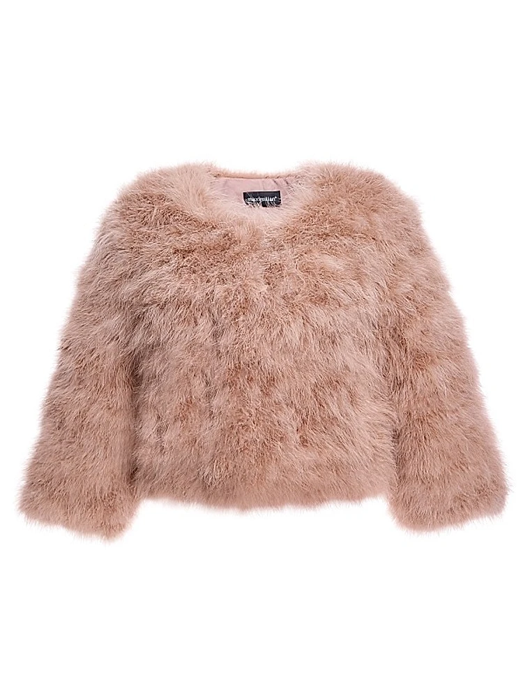 Feathered Bolero Jacket