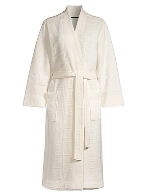 Quilted Infinity Jacquard Robe