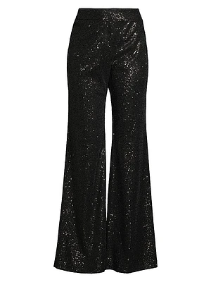 Sandra Flared Sequin Pants