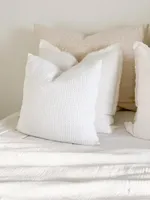 Euro Cotton Down Waffle Weave Pillow