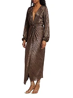 Sutton Metallic Maxi Dress