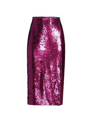 Santanna Sequined Midi-Skirt