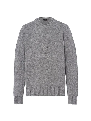 Wool And Cashmere Crewneck Sweater