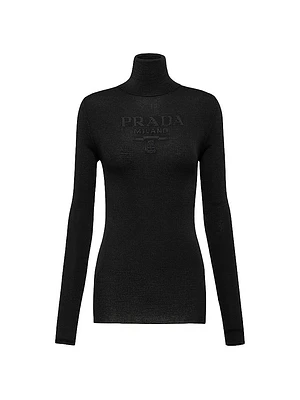 Superfine Wool Turtleneck Sweater