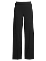 Flavia Crepe Wide-Leg Pants