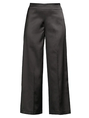 Alex Satin Wide-Leg Pants