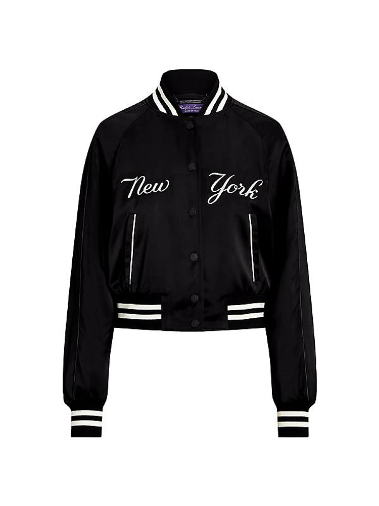 Parson Satin Bomber Jacket