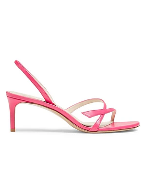 Tita 60MM Leather Slingback Sandals