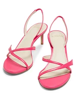 Tita 60MM Leather Slingback Sandals