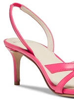 Tita 60MM Leather Slingback Sandals