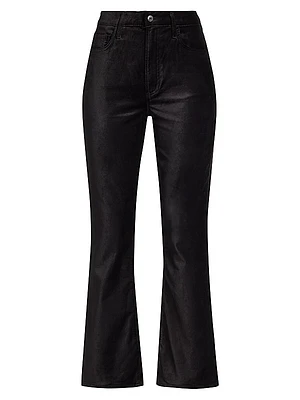 Nico Velvet Boot-Cut Trousers