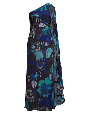 Abby Floral Chiffon Dress