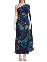 Abby Floral Chiffon Dress