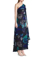 Abby Floral Chiffon Dress