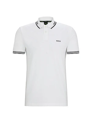 Stretch Cotton Slim Fit Polo Shirt