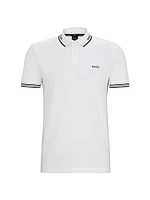 Stretch Cotton Slim Fit Polo Shirt