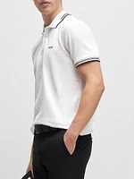 Stretch Cotton Slim Fit Polo Shirt