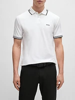 Stretch Cotton Slim Fit Polo Shirt