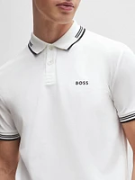 Stretch Cotton Slim Fit Polo Shirt