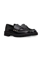 Rockstud Calfskin Loafers