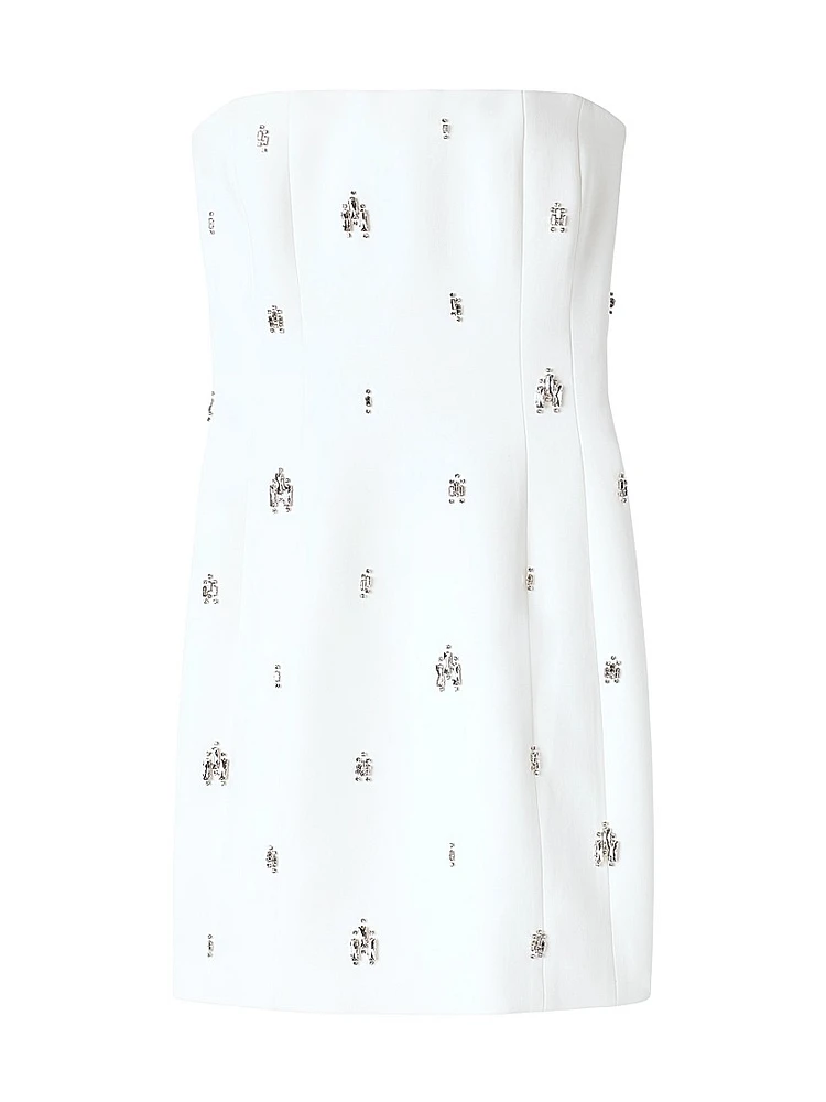 Elsie Strapless Embellished Minidress