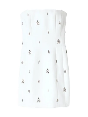 Elsie Strapless Embellished Minidress