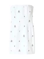 Elsie Strapless Embellished Minidress