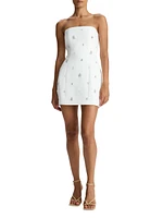 Elsie Strapless Embellished Minidress