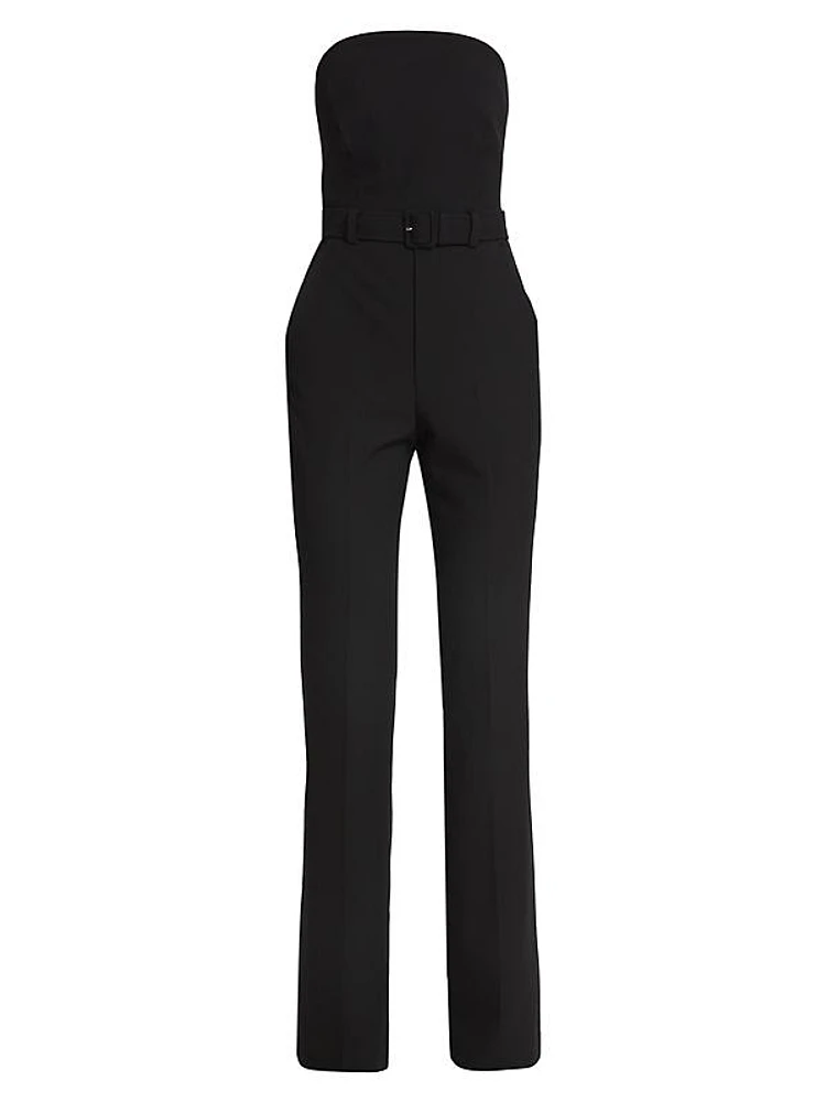 Kate Strapless Belted Jumpsuit