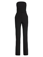 Kate Strapless Belted Jumpsuit