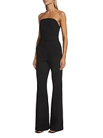 Kate Strapless Belted Jumpsuit