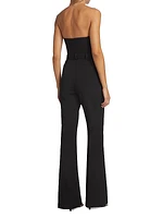 Kate Strapless Belted Jumpsuit
