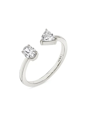 14K Gold & 0.50 TCW Lab-Grown Diamond Cuff Ring