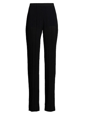 Plissé Knit Pants